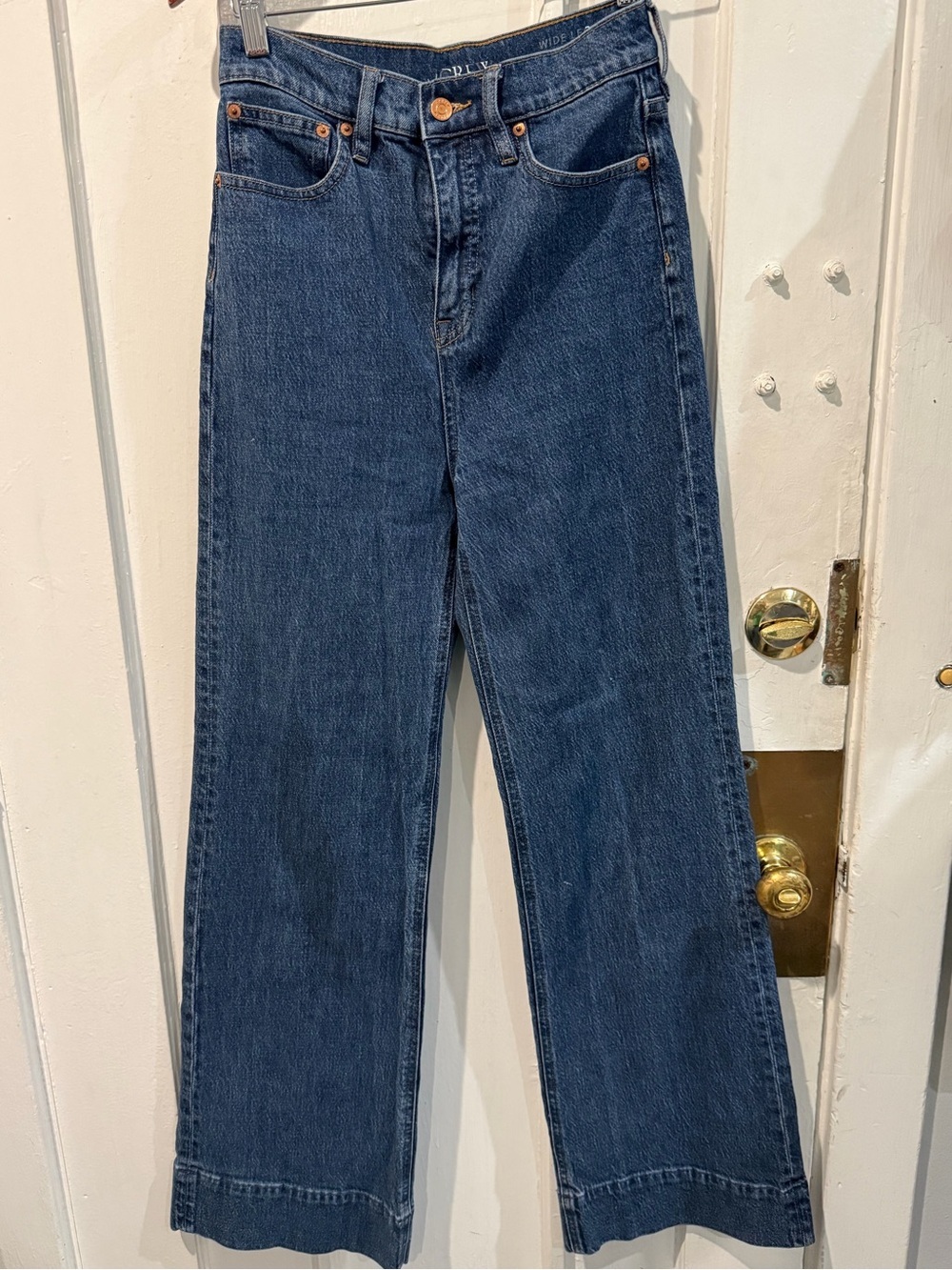 J. Crew Straight-Leg Women's Jeans - Dark Blue Denim
